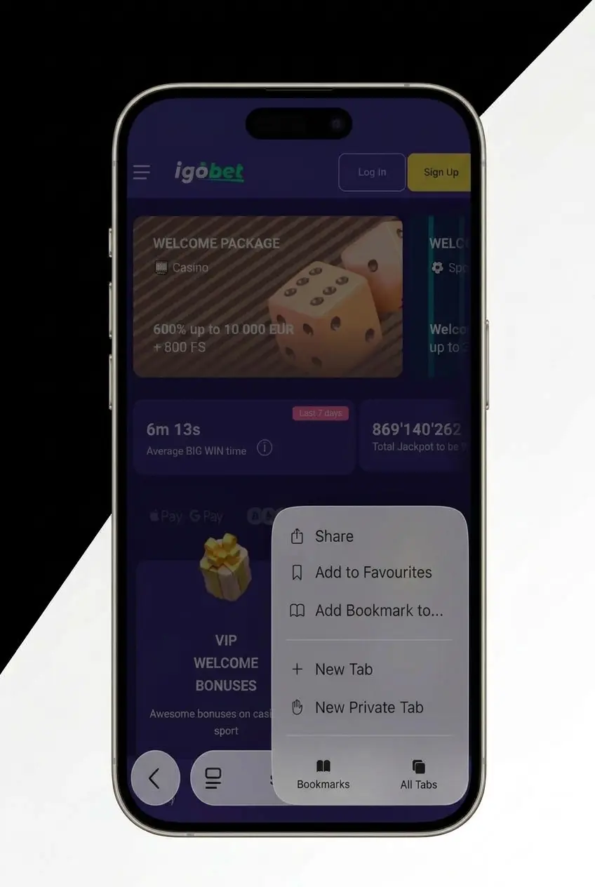 Ondersteunde iOS-apparaten voor de Igobet app