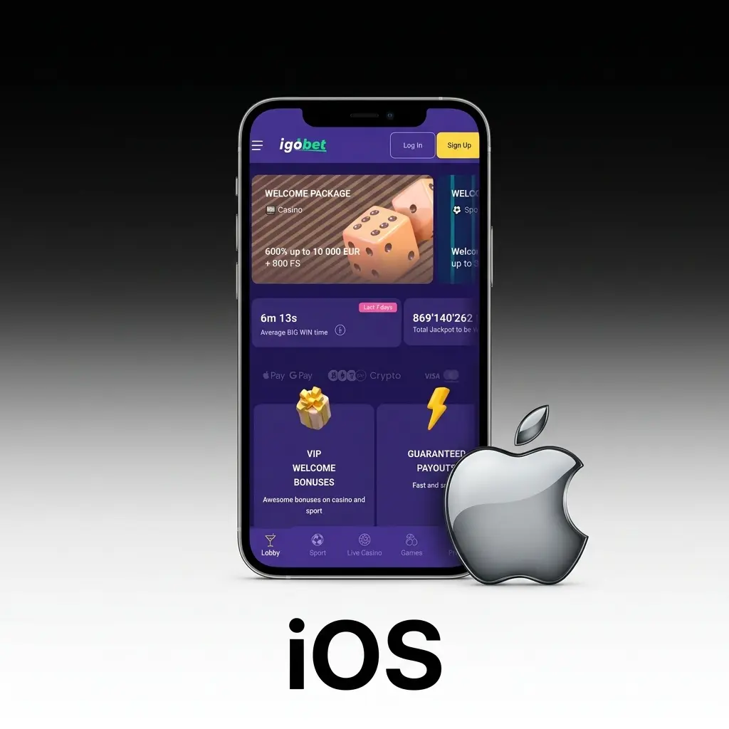 Igobet iOS mobiele website installatie stappen
