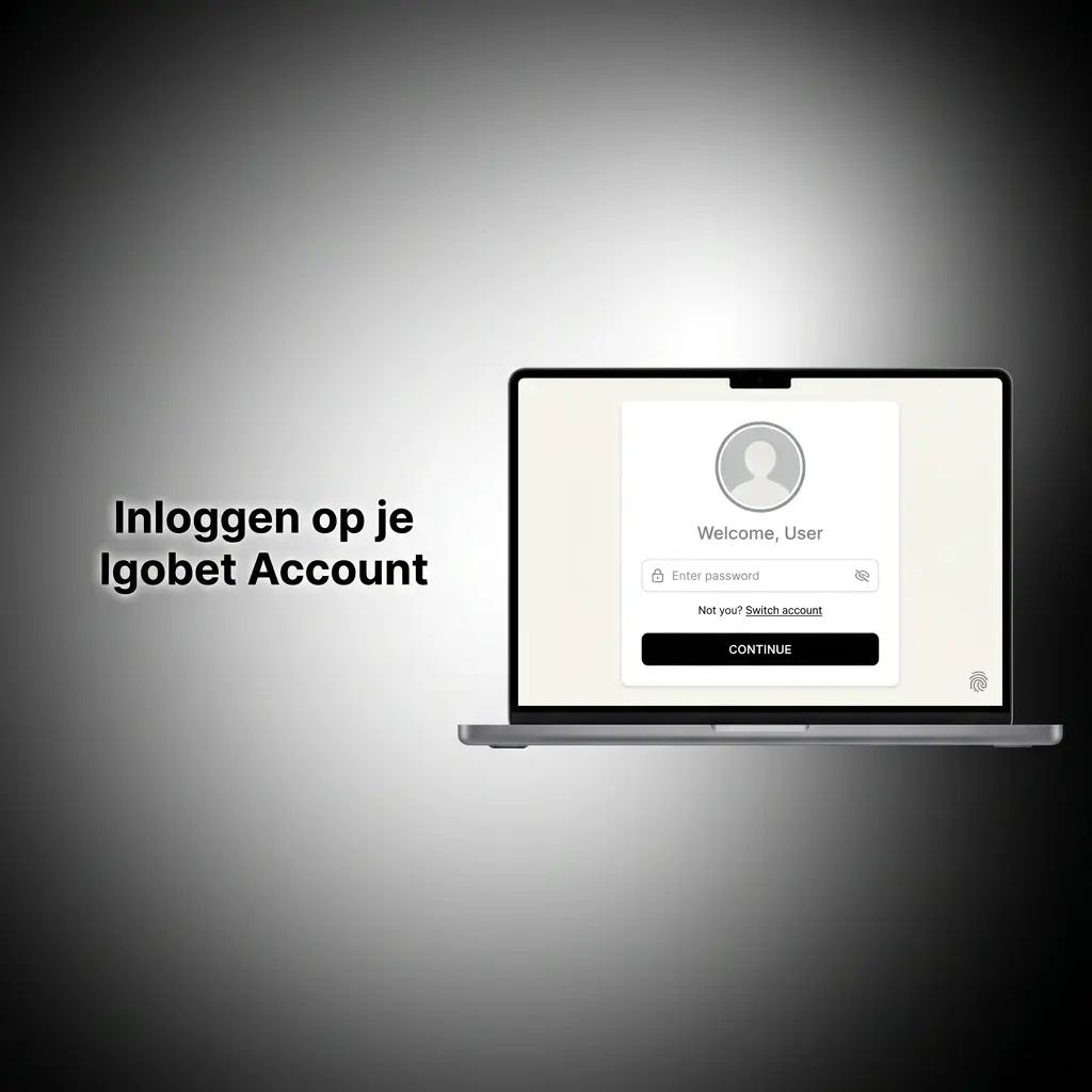 Igobet accountoverzicht dashboard