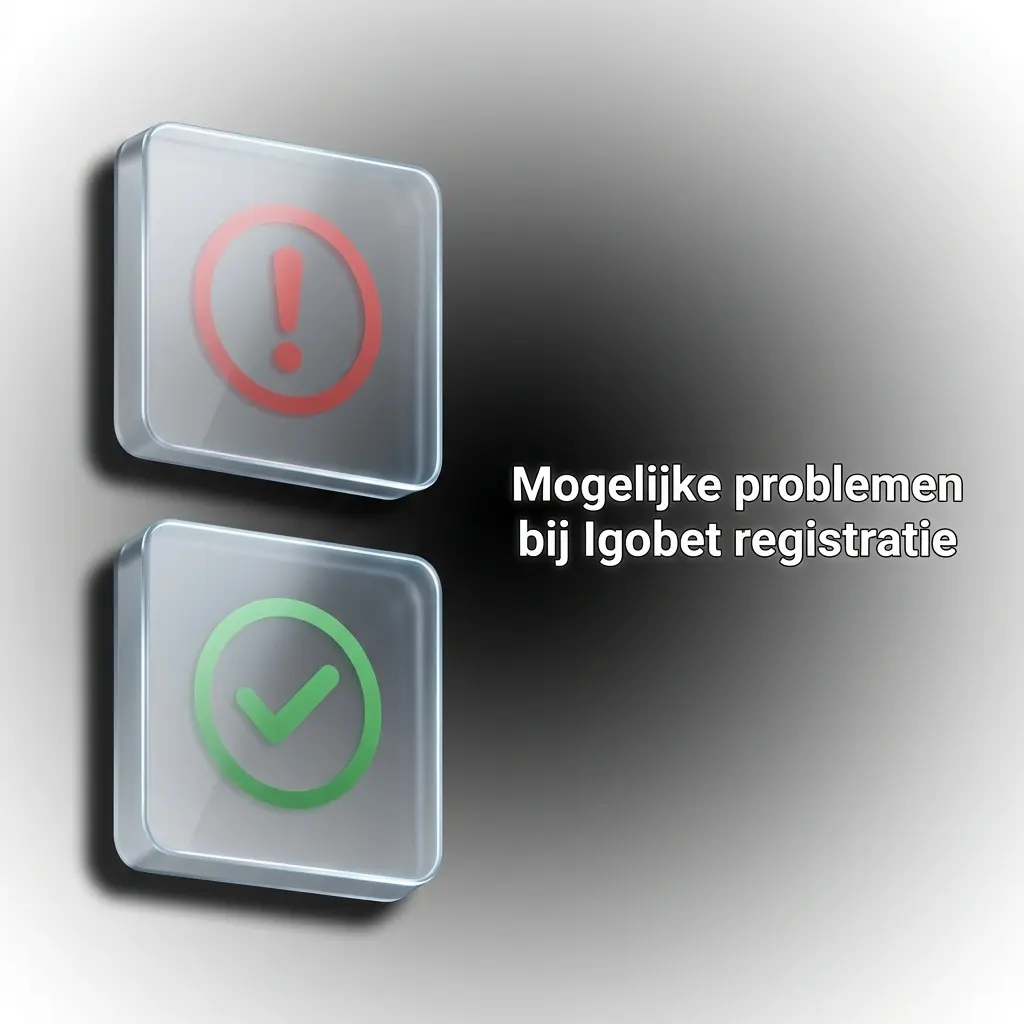 Overzicht van veelvoorkomende registratieproblemen bij Igobet