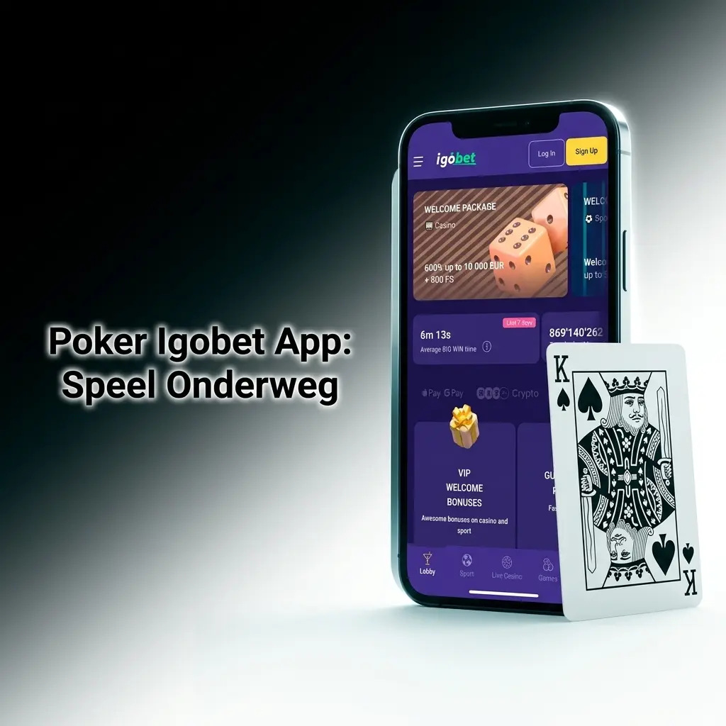 Igobet poker app op telefoon