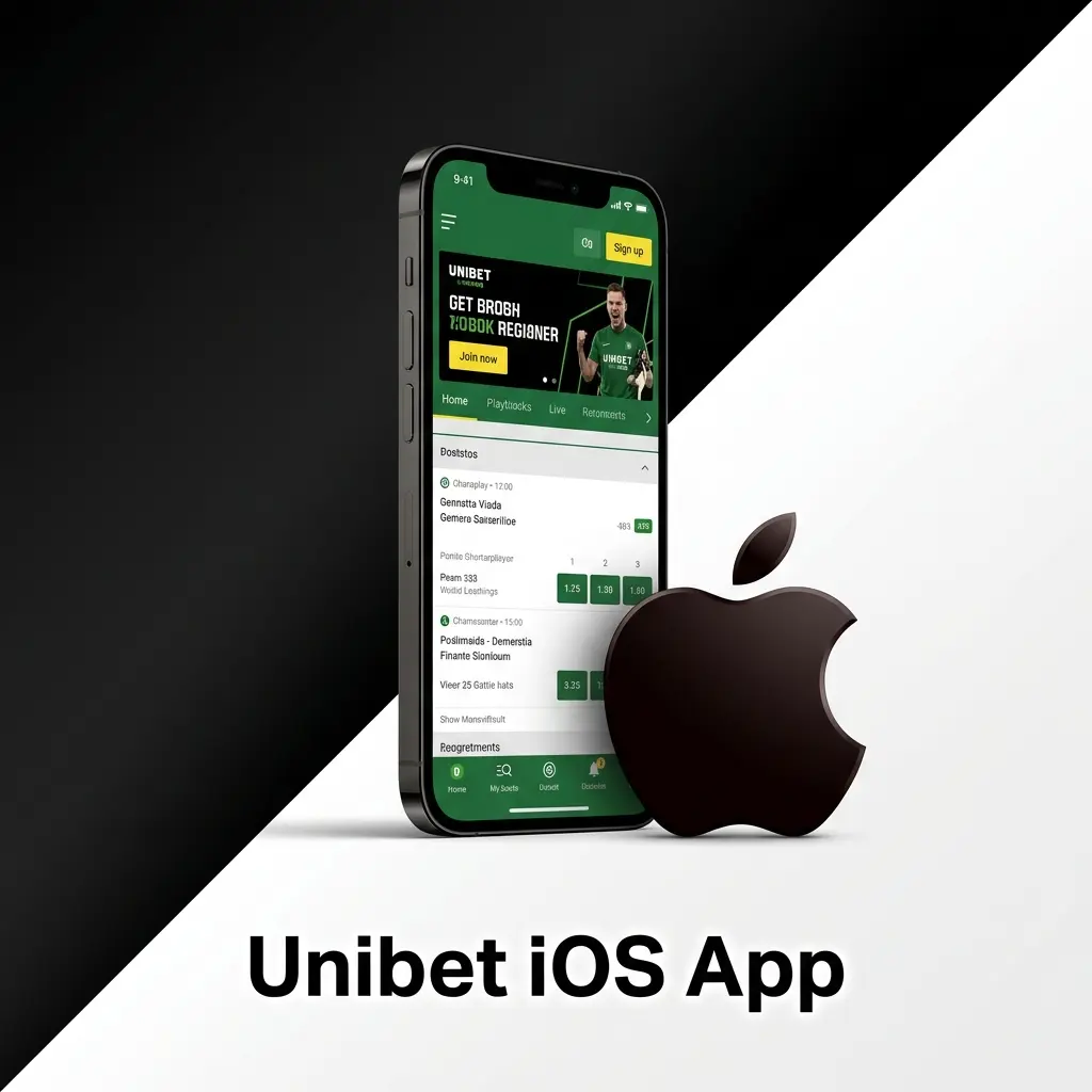 Unibet iOS-app op iPhone en iPad